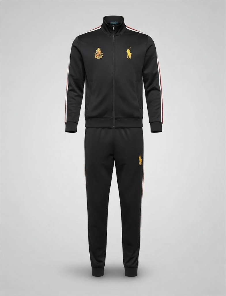 Premium Scuba Tracksuit Black