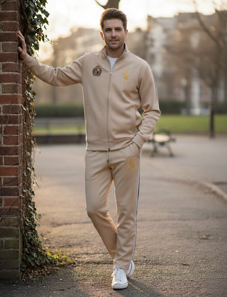 Premium Scuba Tracksuit Golden