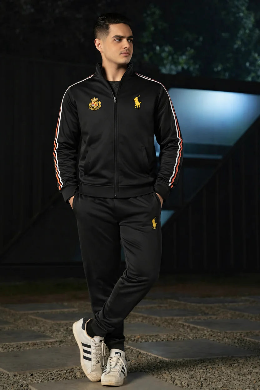 Premium Scuba Tracksuit Black