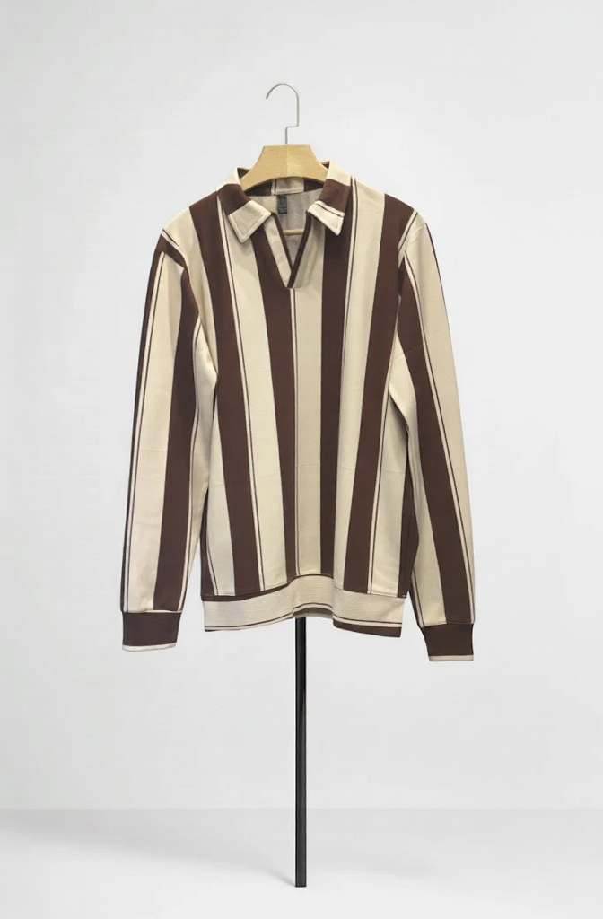 Polo Long Sleeves Shirt Mud Brown