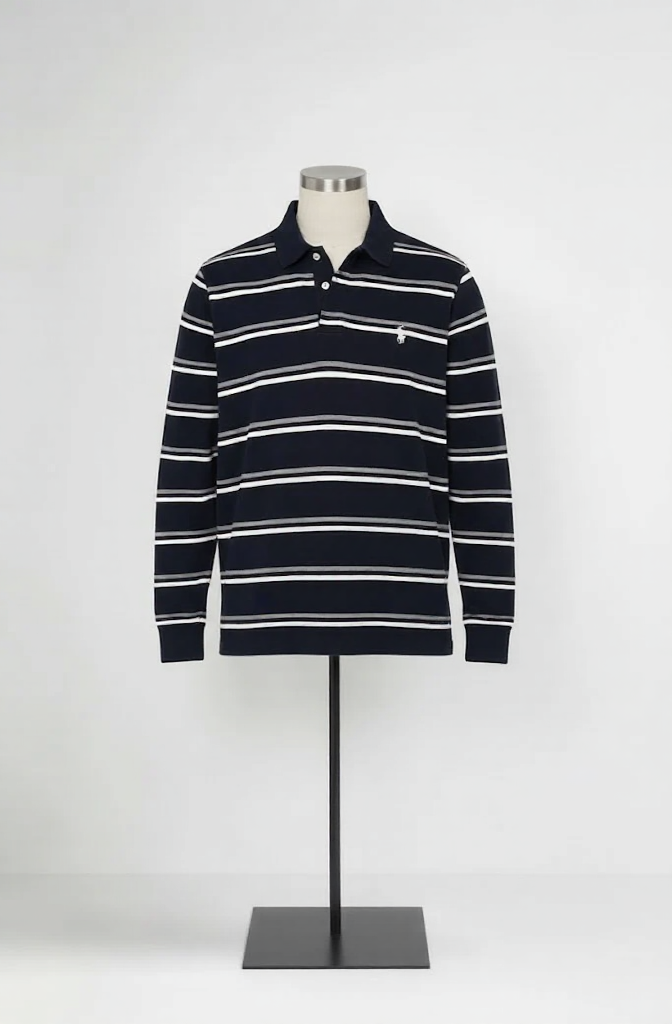 Blue Polo Sweatshirt