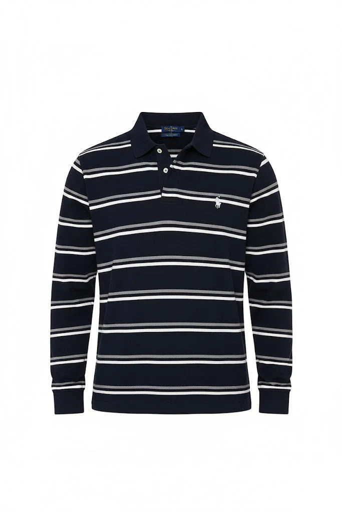 Blue Polo Sweatshirt