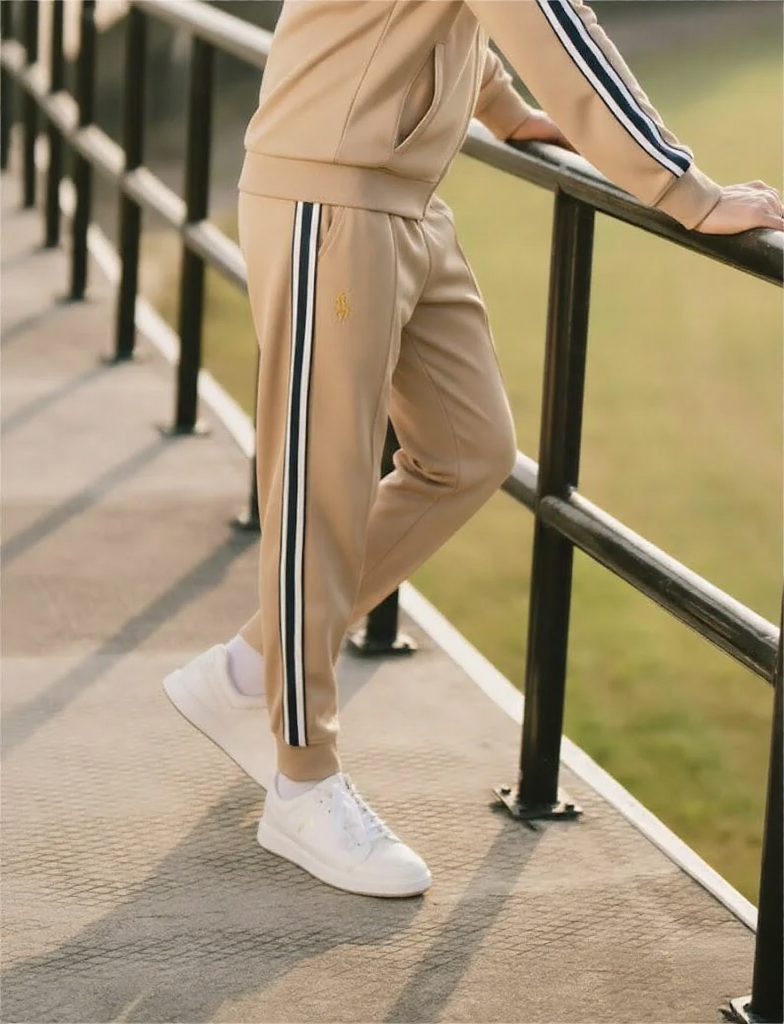 Premium Scuba Tracksuit Golden