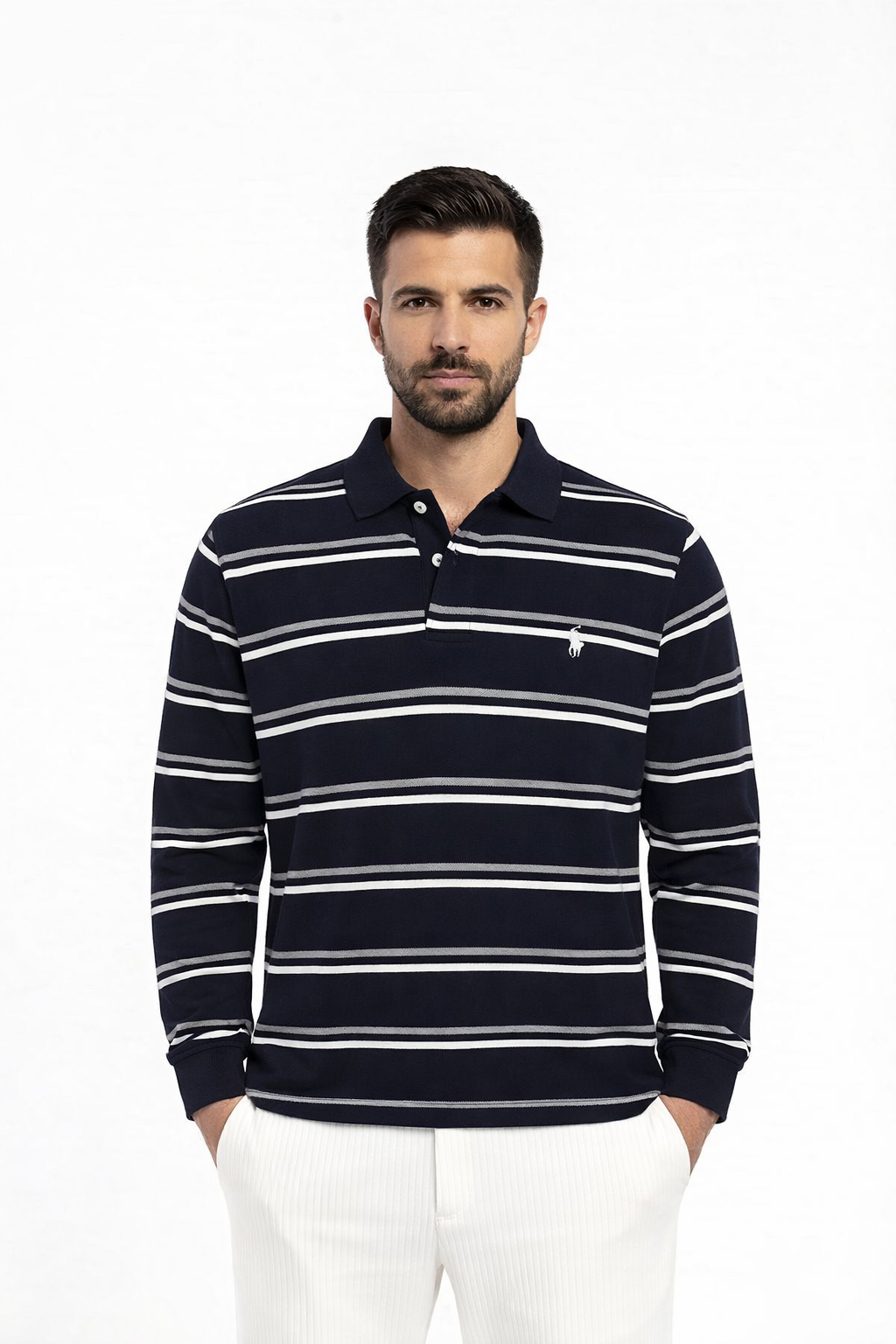 Blue Polo Sweatshirt