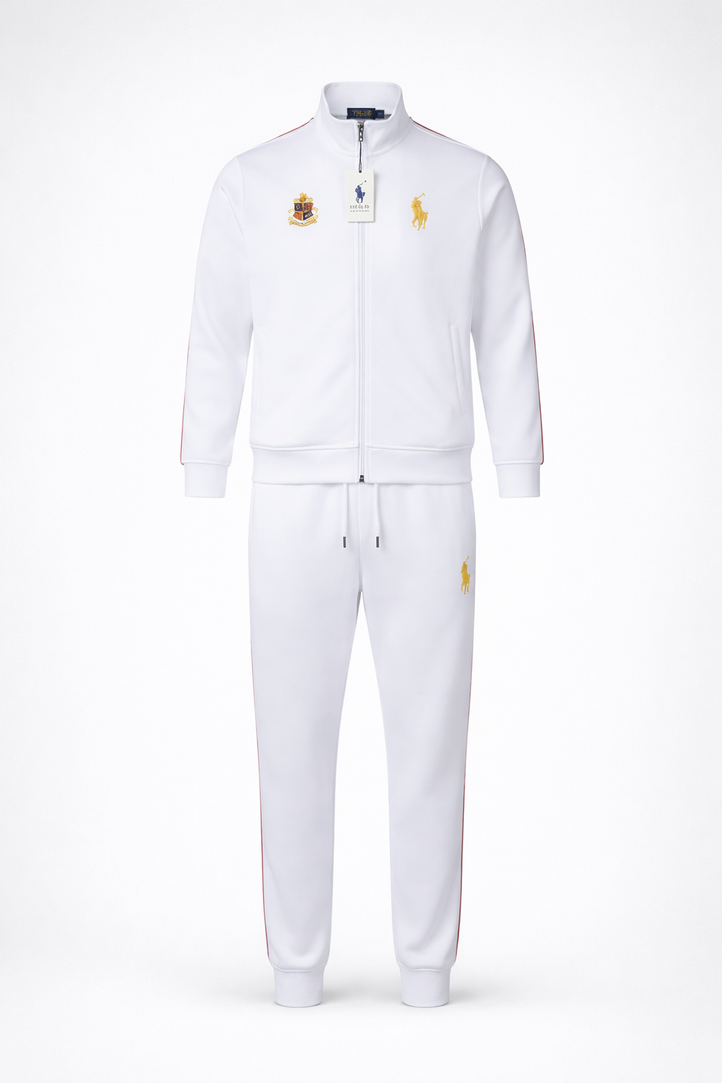 Premium Scuba Tracksuit White