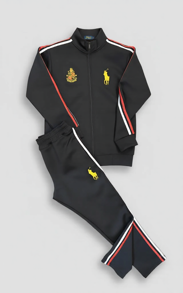 Premium Scuba Tracksuit Black